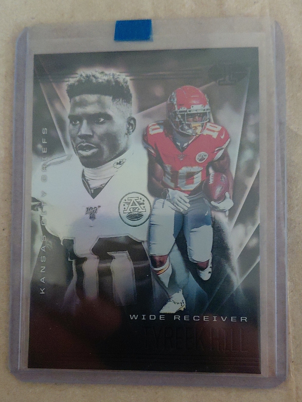Tyreek Hill Kansas City Chiefs Football Trading Card - Red Uniform